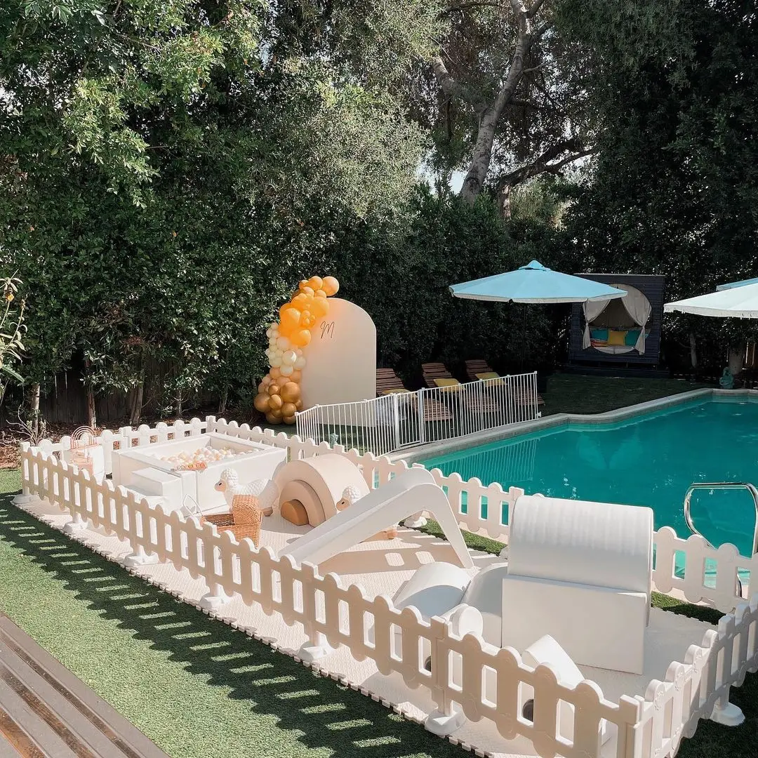 pink and white factory Soft Foam Children Educational Play equipment toy Building Blocks for Toddlers and Preschoolers play set