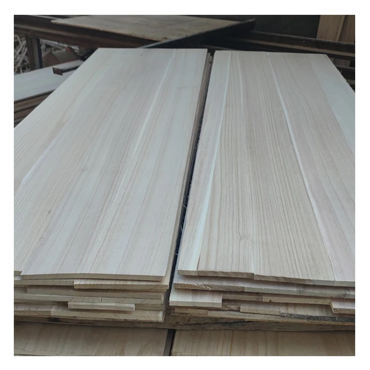 Buy paulownia lumber wood price 18mm 15mm high quality solid paulownia wood board panel furniture