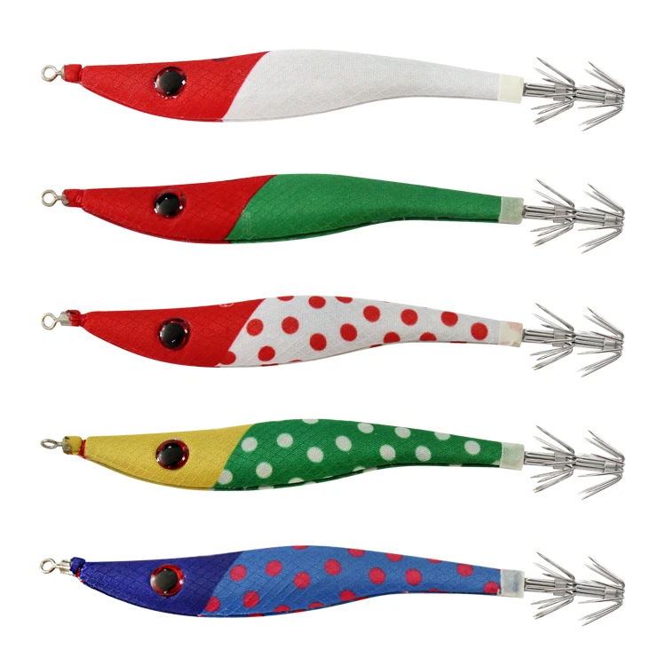 2019 Hot-selling lead squid jig more colors available for customization