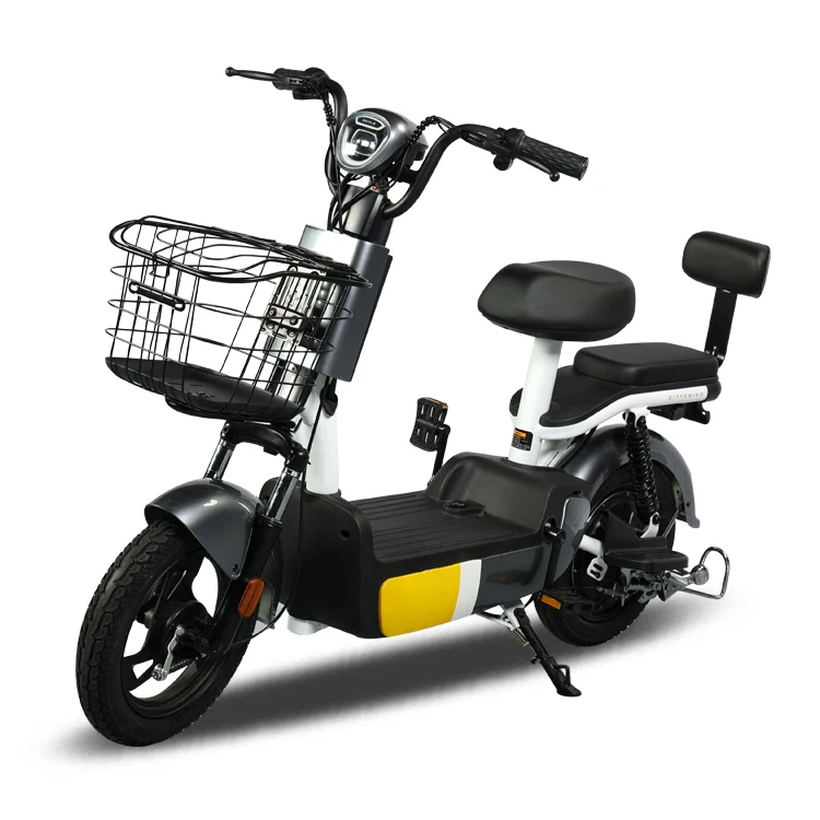 CKD/SKD mini electric pocket bike  electric scooter with front basket  and pedals