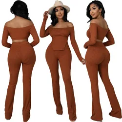 KC Women Sexy 2 Piece Pant Set Clothing Biker Shorts Outfits Wholesale Custom Sweat Suit Jogging 2 Piece Pant Set Outfits
