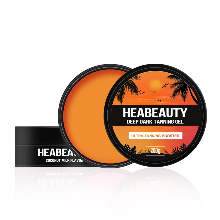 Extreme Intensifying Gel Vegan Hydrating Active Peptide Tanning Accelerator Gel 200g Rapid Applicator for sunbed and outdoor sun