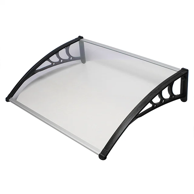 Easy assembly waterproof DIY polycarbonate awning canopy plastic  rain door cover