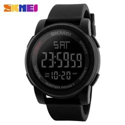 Skmei Fashion Wrist watches Digital sport Relojes hombre Men electronic Silicone strap 5atm Water resistant Watch