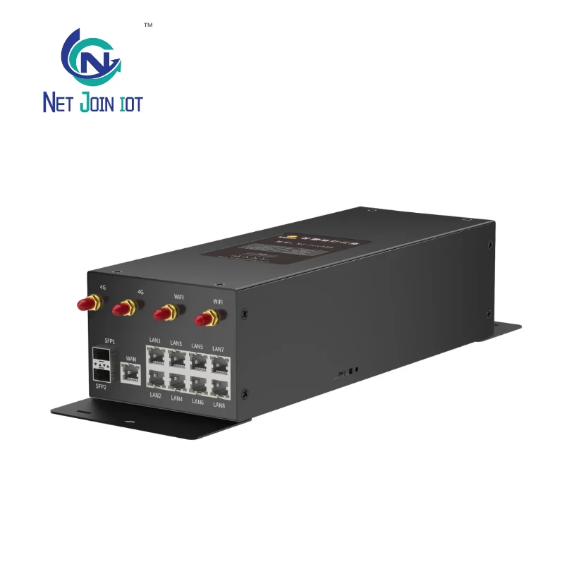 Smart Street Lamp Gateway with Support for 2 Optical Fibers and Multifunctional Interface Strong Edge Computing Controller