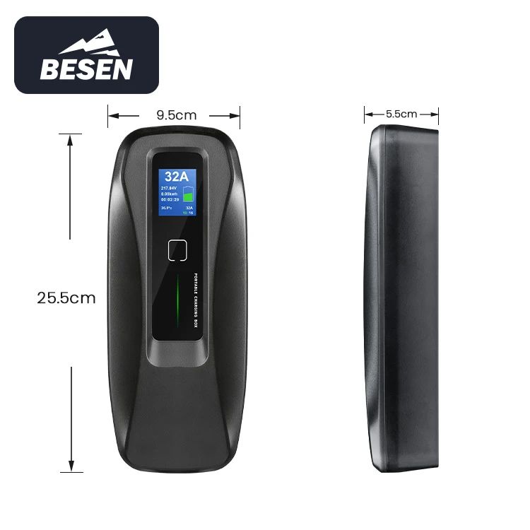 BESEN TYPE 1 32A 40A PORTABLE EV CHARGER BOX 8.8kW EV CHARGING EQUIPMENT
