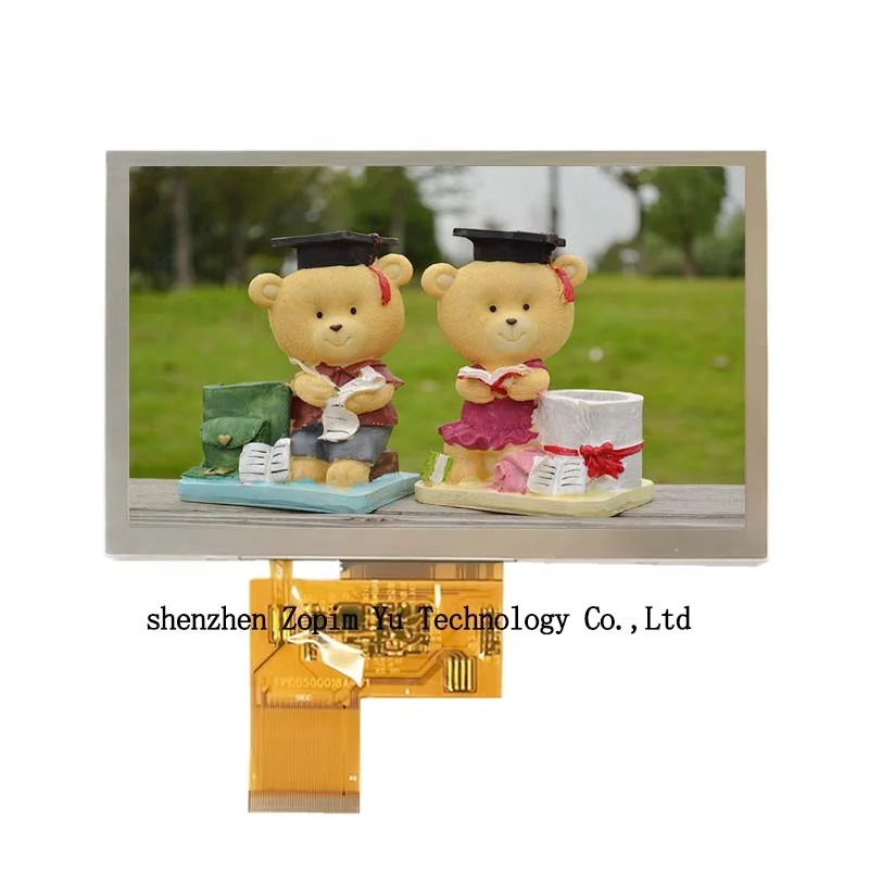 
High Brightness 1000 cd/m Sunlight Readable 800(RGB)*480 5Inch Custom IPS TFT LCD Display Module LED LCD Screen Panel 