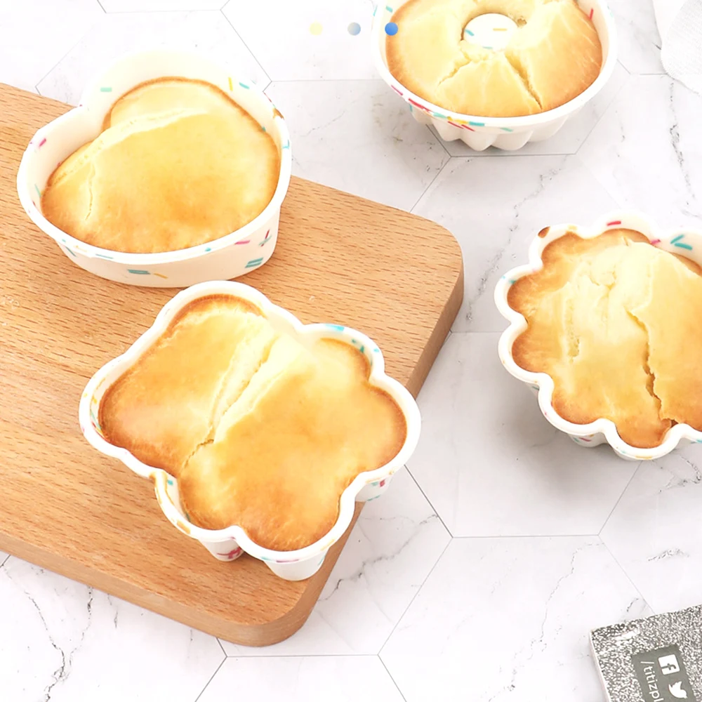 Non-stick Various Shape Silicone Jelly Pudding Cupcake Molds Handmade Soap Mold Bakeware Cake Mould