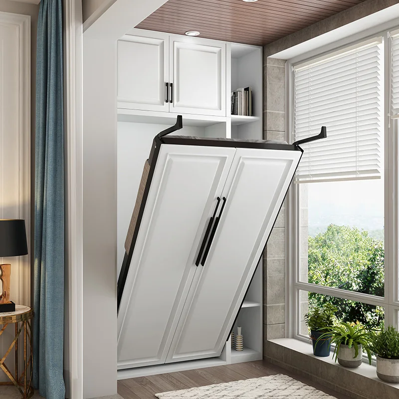 Wholesale High Quality Transformable Folding Wood Beds Vertical Wall Folding Wall Bed