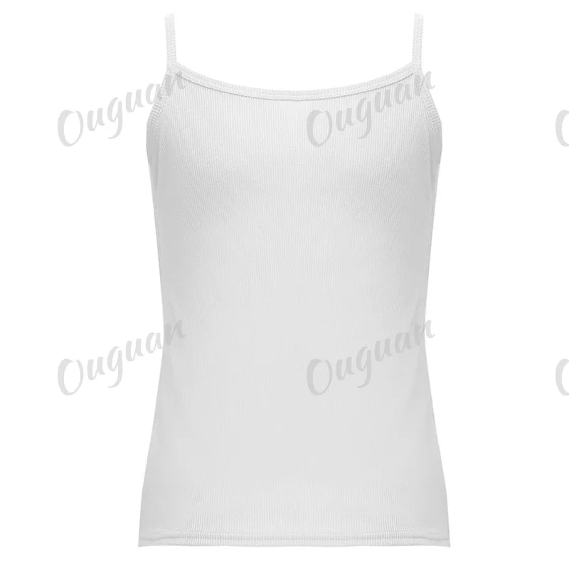 2022 Summer Women SleevelessVest High Quality Knitted Camis U-Neck Tank Tops Casual Solid Color Basic Camisole For Female
