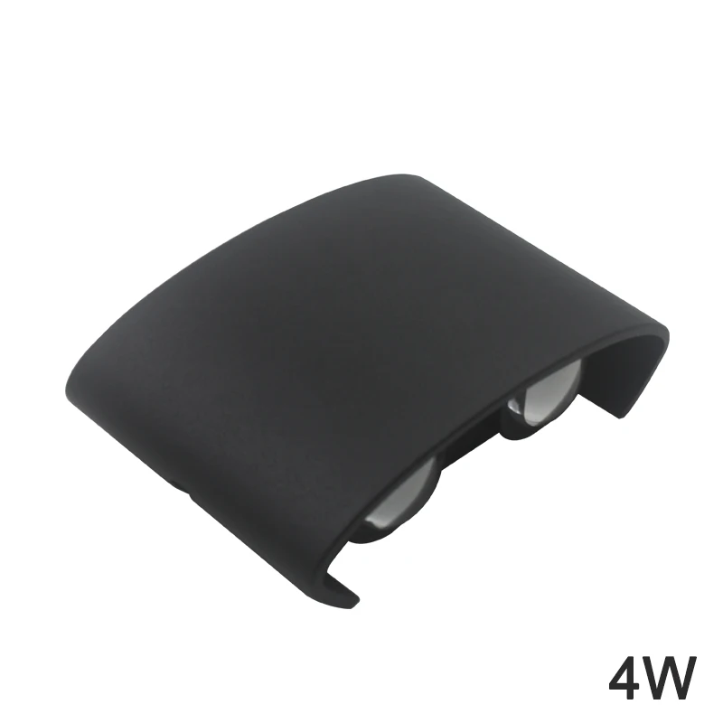 Modern LED Aluminum Outdoor Indoor Ip65 Up and Down For Home Stairs Room Bedside Bathroom Light White or Black  LED Wandlamp