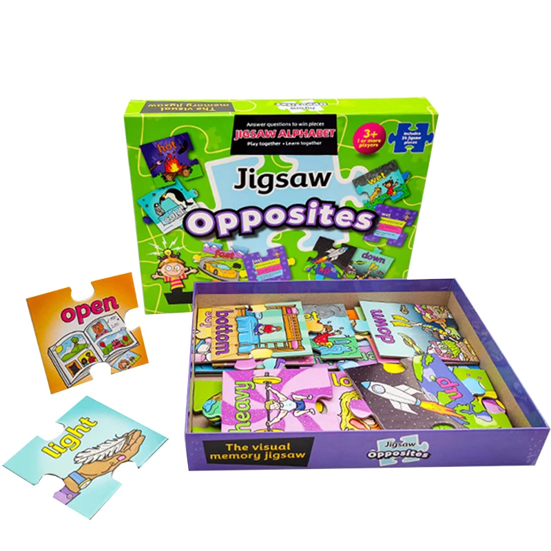 Suba wholesale custom jigsaw puzzle 50 100 300 pieces kids education toys jigsaw puzzles