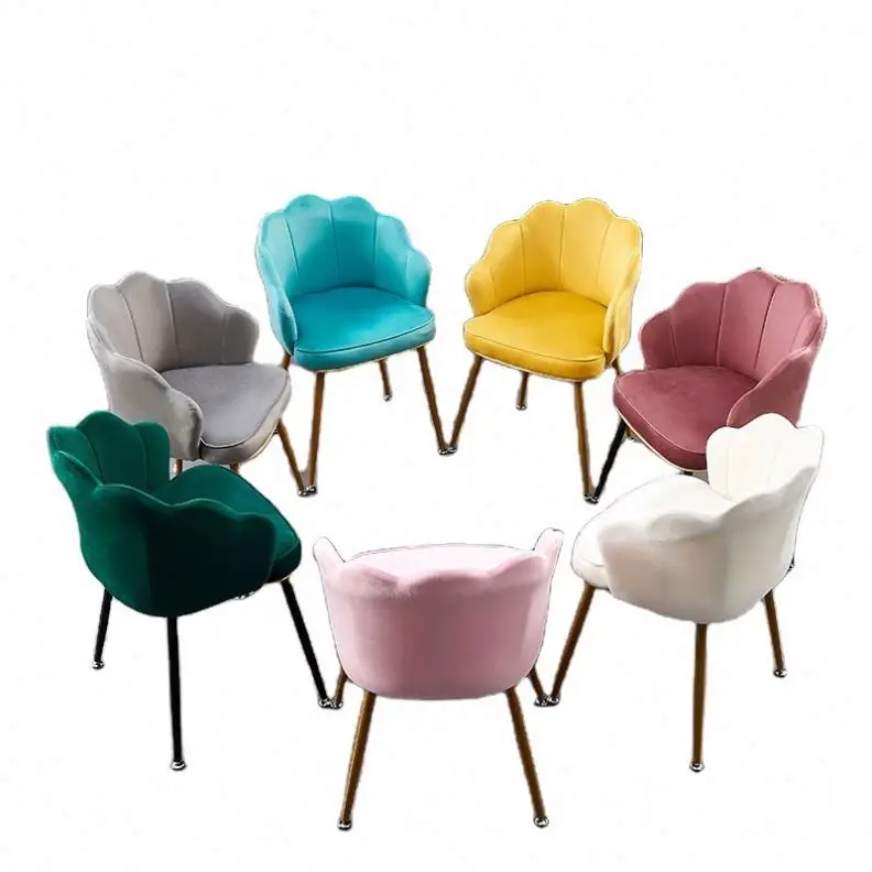 Hot Sale In Market Cheapest Price Home Living Room Hotel Dining Chairs Color Velvet Dining Chair For Sale
