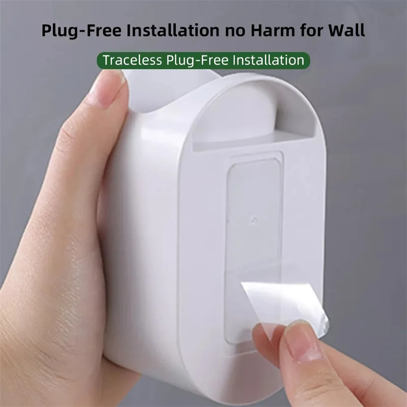 Bathroom Accessories Set Automatic Toothpaste Dispenser Toothpaste Squeezer Wall Mount Holder Toothbrush Squeezer Holder Rack