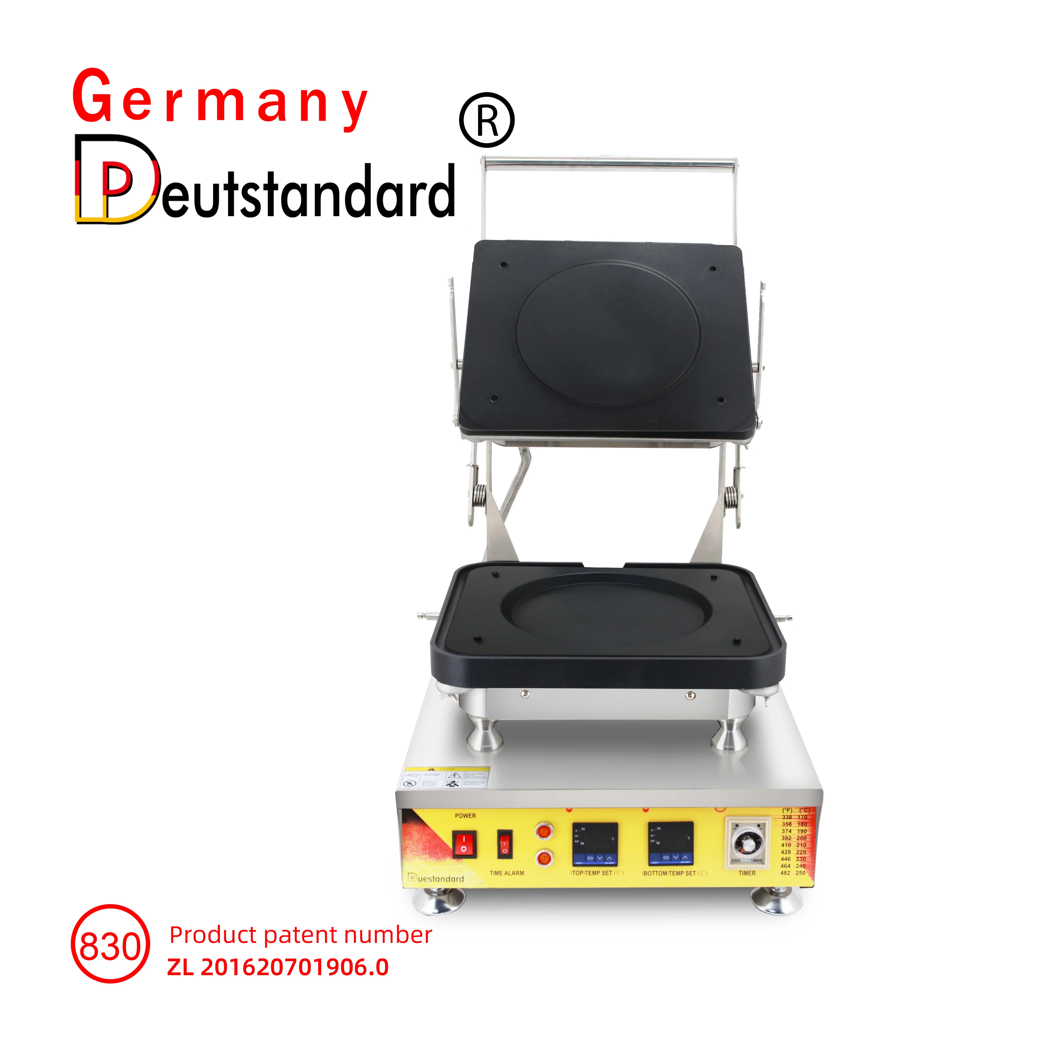 Germany Deutstandard NP-830 Round 250/231 mm 1 Hole Big Tart Press Machine Large Round Tart Shell Machine Cake Tart Egg Tart