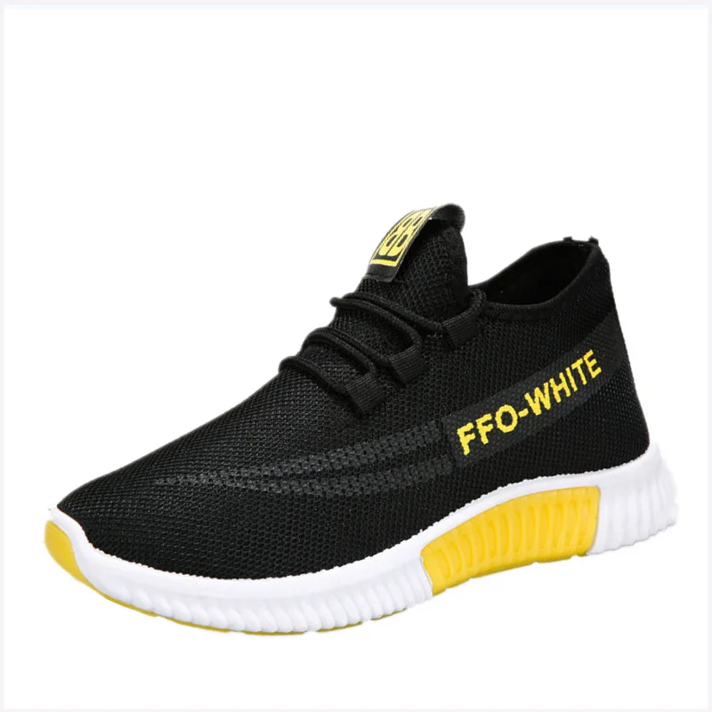 YATAI New fly knit all - match soft sole small white shoes comfortable breathable sports shoes female students leisure