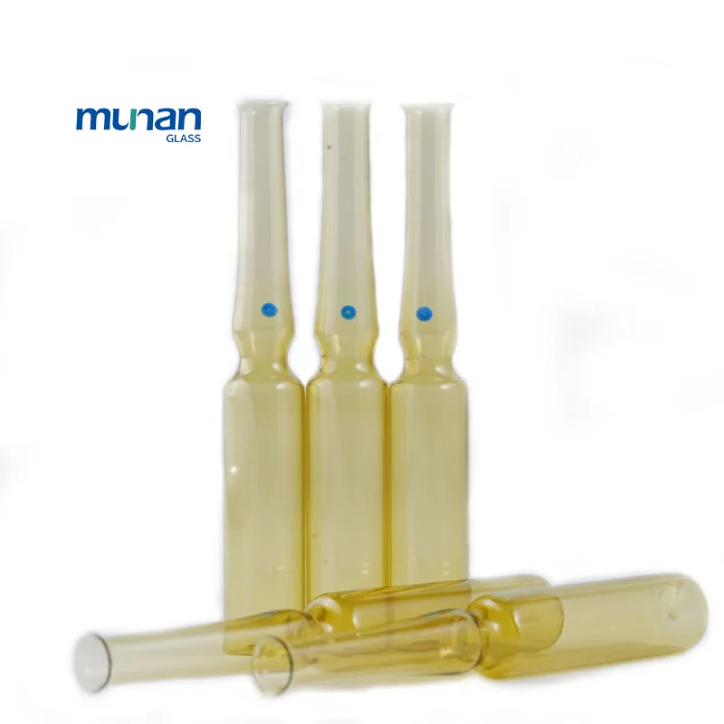 Customized  Transparent Double Sealed Neutral Point Glass Ampoule