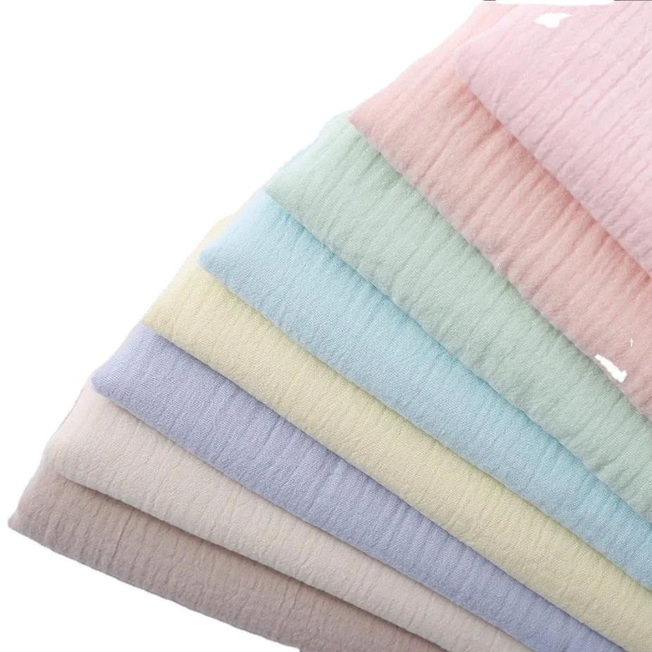 Wholesale Organic 100% Cotton Printed  Double Gauze Muslin Fabric for Baby