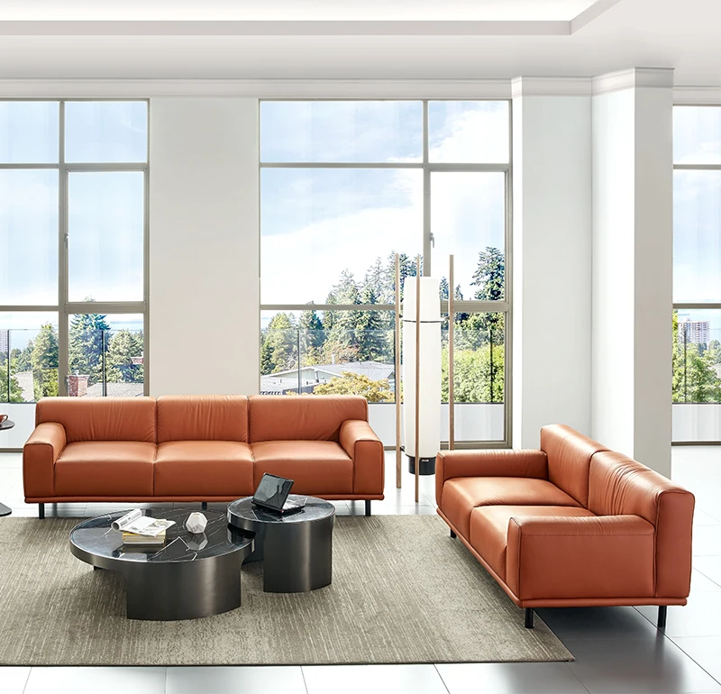 1 2 3 Seat Modern Luxury Home Furniture Leather Sofa Set Foshan Furniture Living Room Leather Sofas