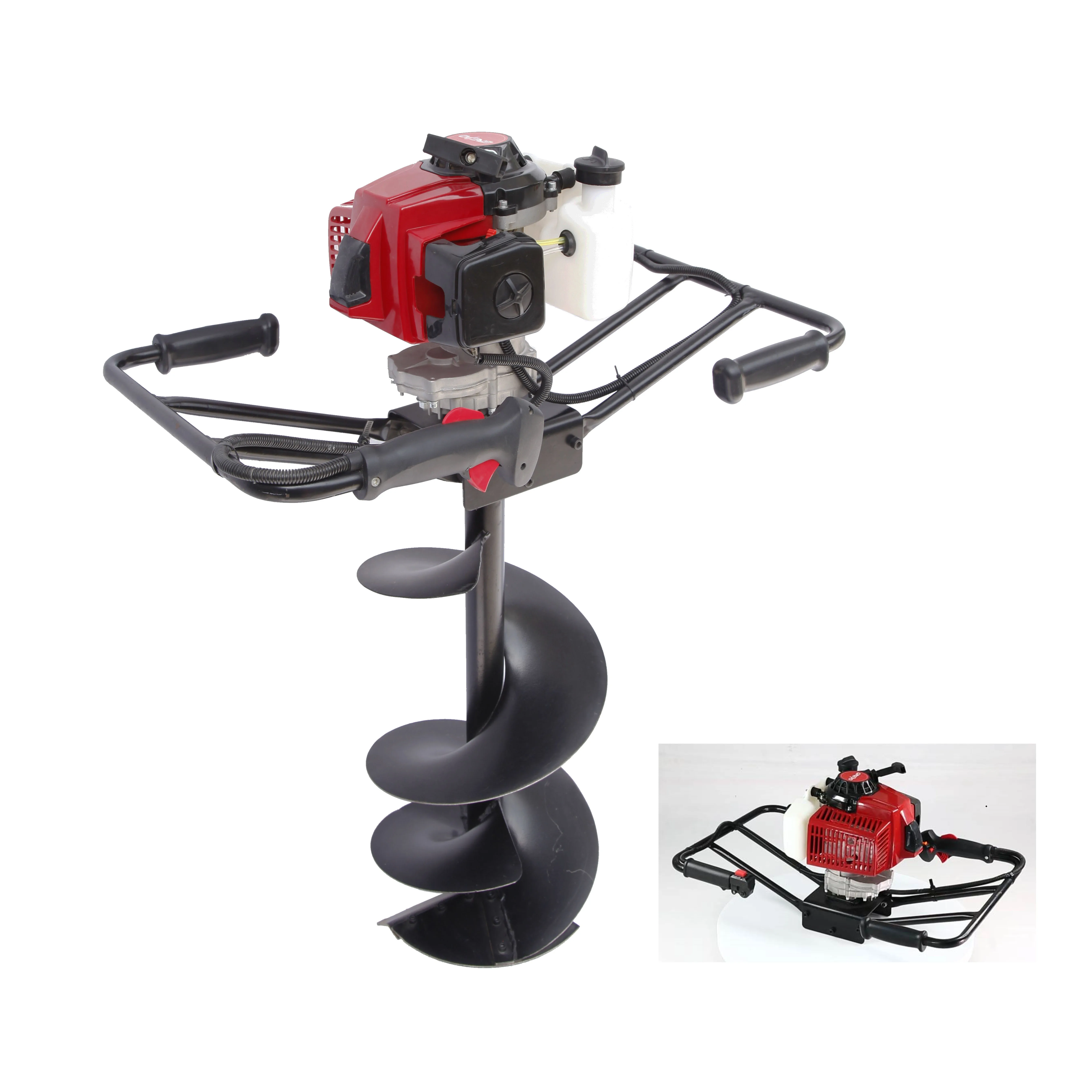 Сверхмощный газовый шнек двойного назначения с сверлом 200 мм 300 мм