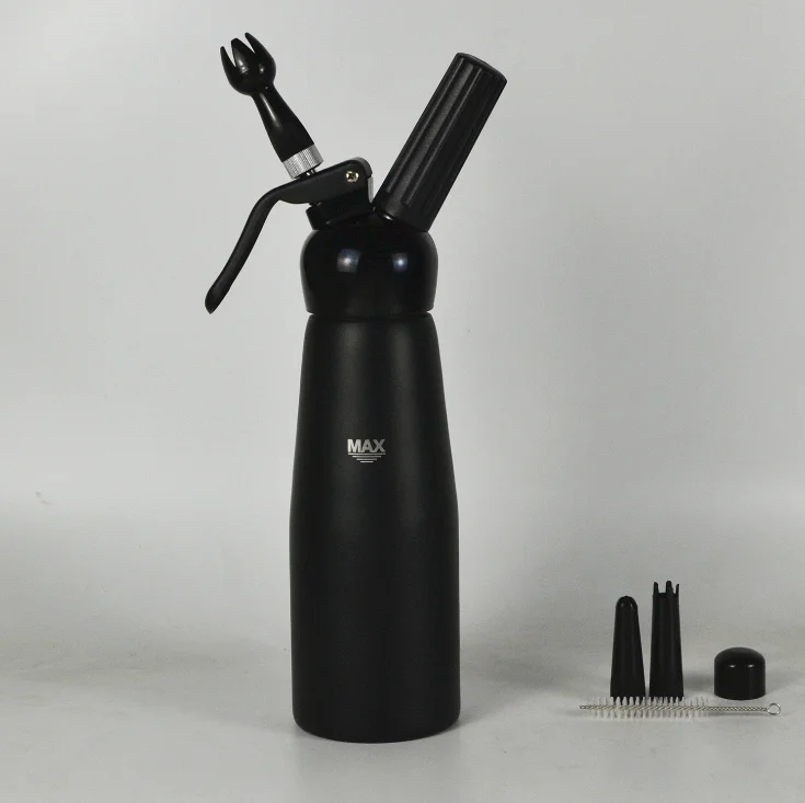 Aluminum Manual Whipped Cream Dispenser 500ML/1L for Delicious Homemade Whipped Creams