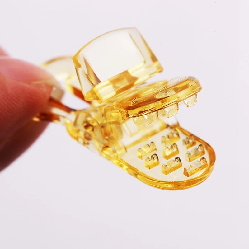 Wholesales Pacifier Clip Plastic Dummy Soother Holder Infant Nipples Teething Toys Teether Chain Transparent Clips Multi Color