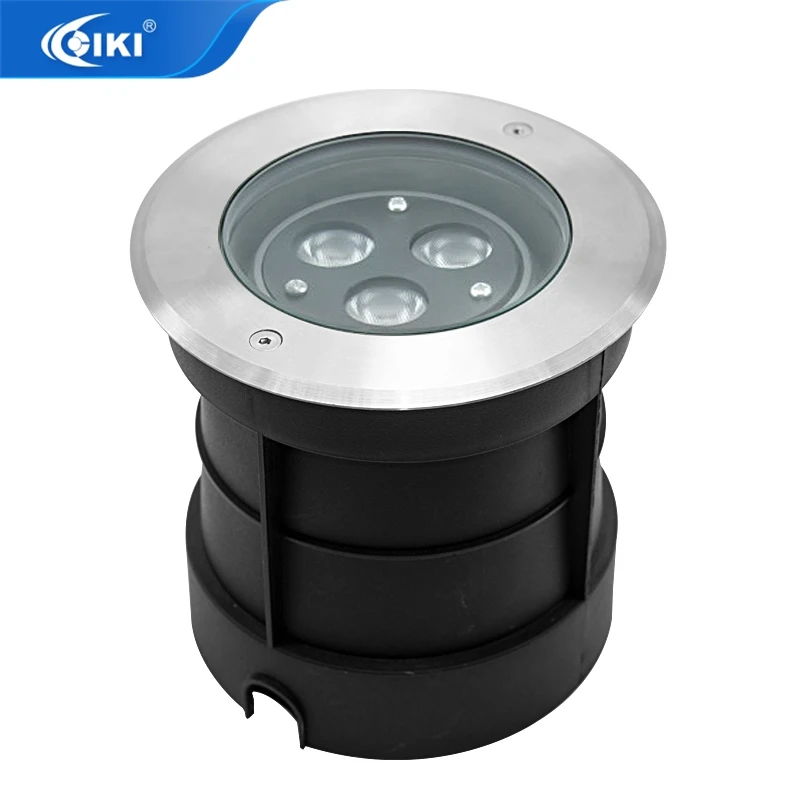 Waterproof Led Underground Light 3w 9w Outdoor Garden Adjustable Recessed In Ground Lighting