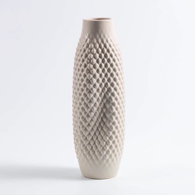 Super September Luxury Bottle shape minimalist tall floor vase modern home decor  ceramic vase