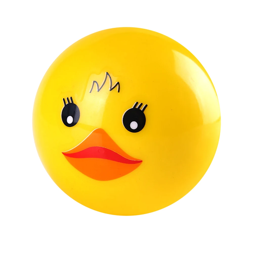 
Koryen 3 Inch Inflatable Duck Smile Face Yellow Color PVC Balls 