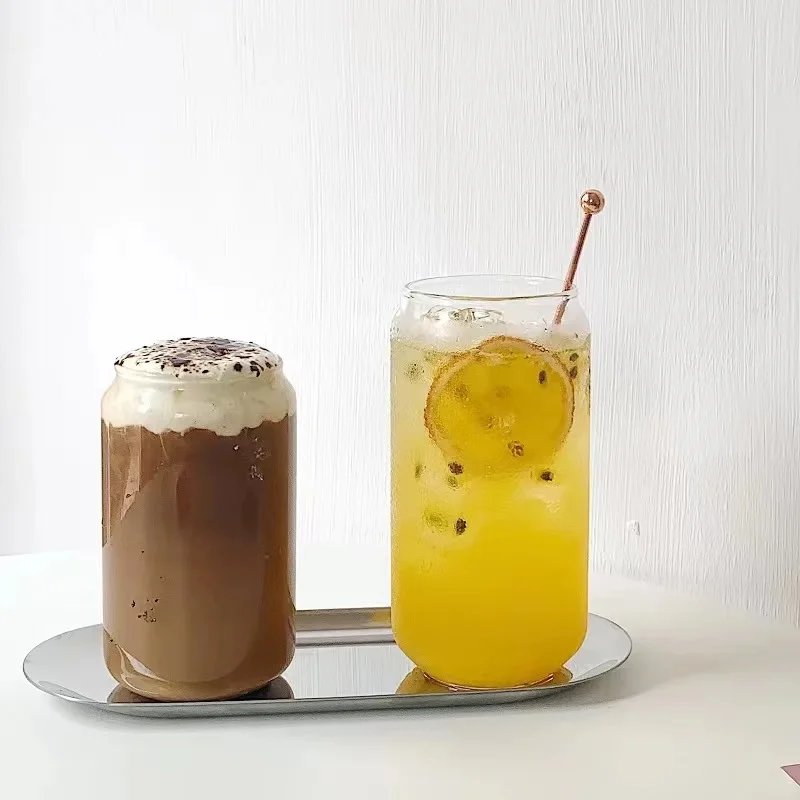 Wholesale high quality transparent glass cups for styling glass juice cups glass bottle