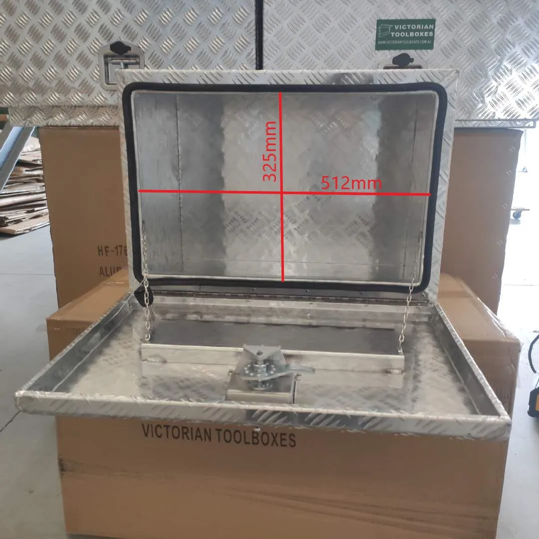 
Trailer Caravan Accessories Aluminium central locking storage Tool boxes for Generator 