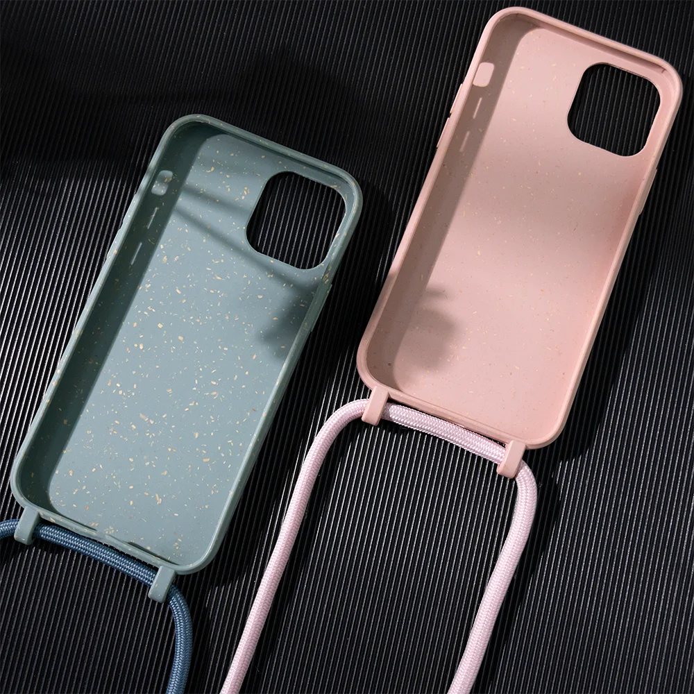 Экологичный 100% совместимый корпус корпуса мобильного телефона для iPhone 12/mini/pro