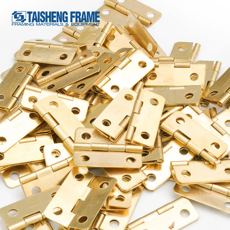 TS-K241  Pack Flush Cabinet Hinge 180 Degree Folding Picture Frame Gift Box Hinge Photo Frame Hardware