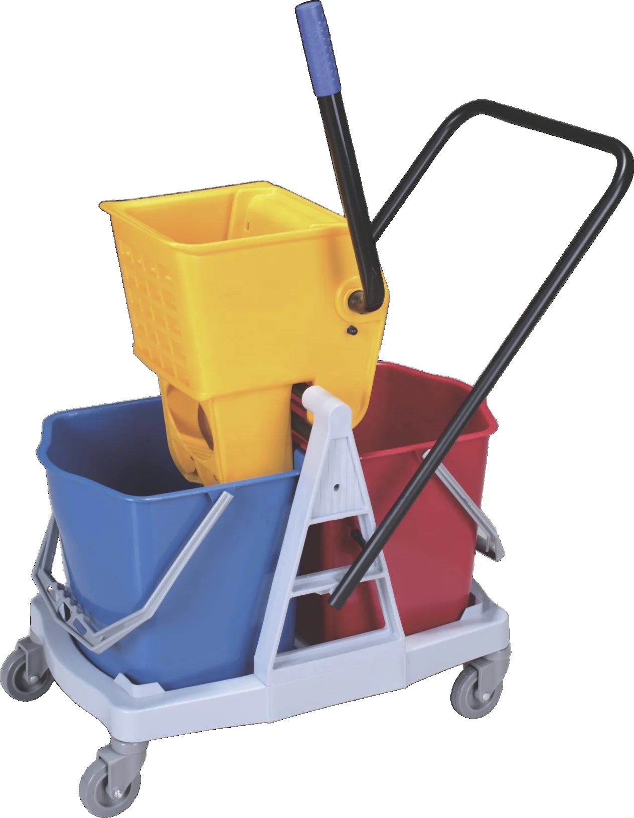 Y1013 25Lx2 Mop Double Wringer Bucket Trolley