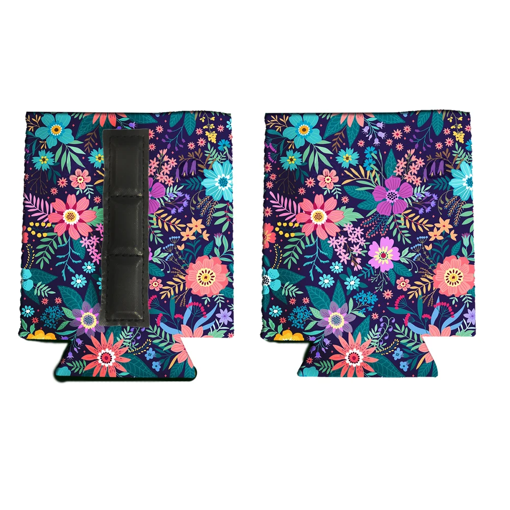 Factory Custom logo printed collapsible magnet 12 16 oz beer cooler stubby holder neoprene magnetic can coozies for promotion