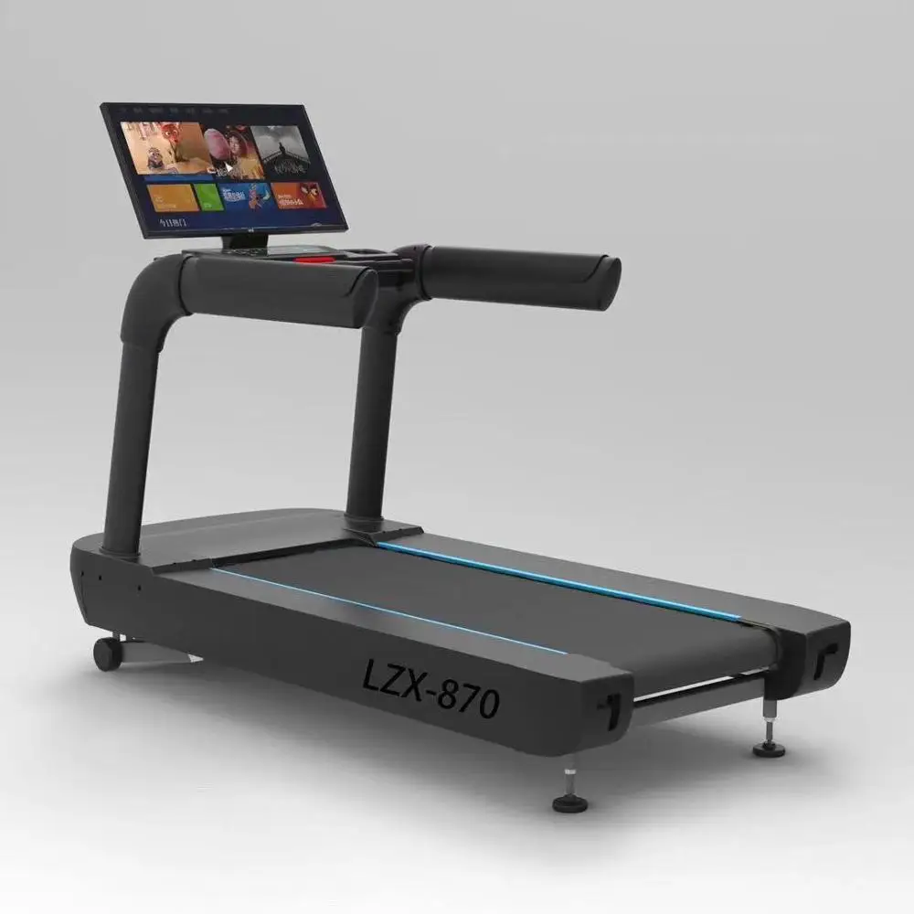 LZX-870T тренажерный зал, Коммерческая беговая дорожка с ТВ для продажи
