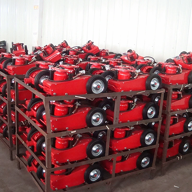 CE certification China Manufacturer Truck Repair 22T Air Floor Jack/35T Pneumatic Truck Jack