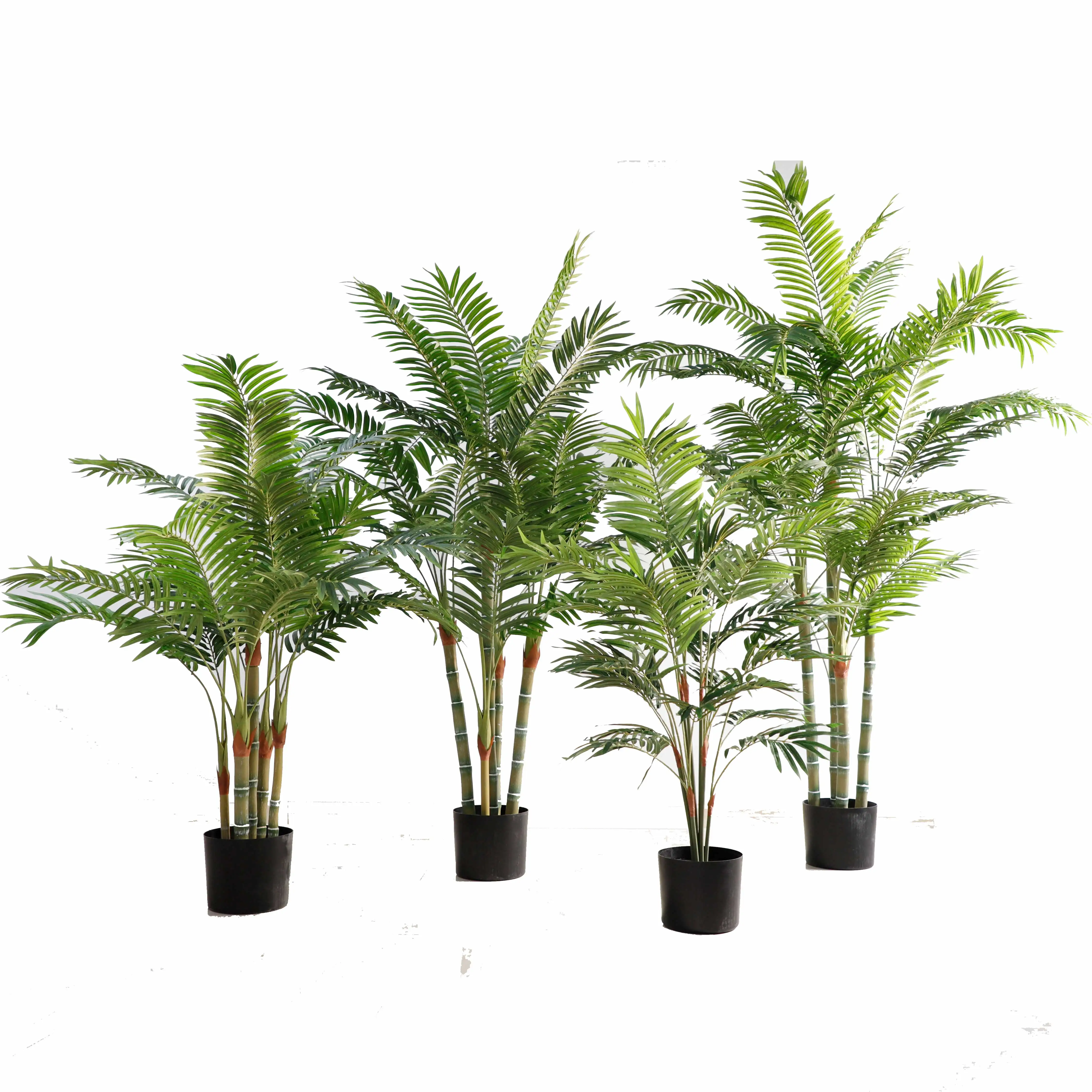 Manufacturer wholesale modern indoor outdoor bonsai plastic artificial palm plant tree