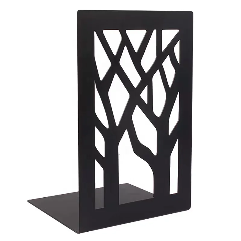 Заводской сверхмощный держатель для книг с лазерной резкой, домашний декор, подставка для книг, металлические подставки для книг
