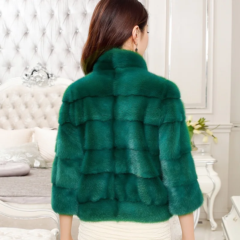 
TY 2020 ladies new natural mink fur jacket real mink fur jacket winter warm fashion luxury noble mink fur clothing 