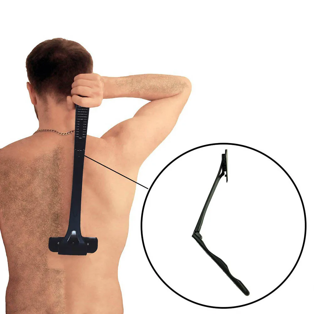 Бритва для тела с длинной ручкой, инструмент для удаления волос, складной нож для бритья