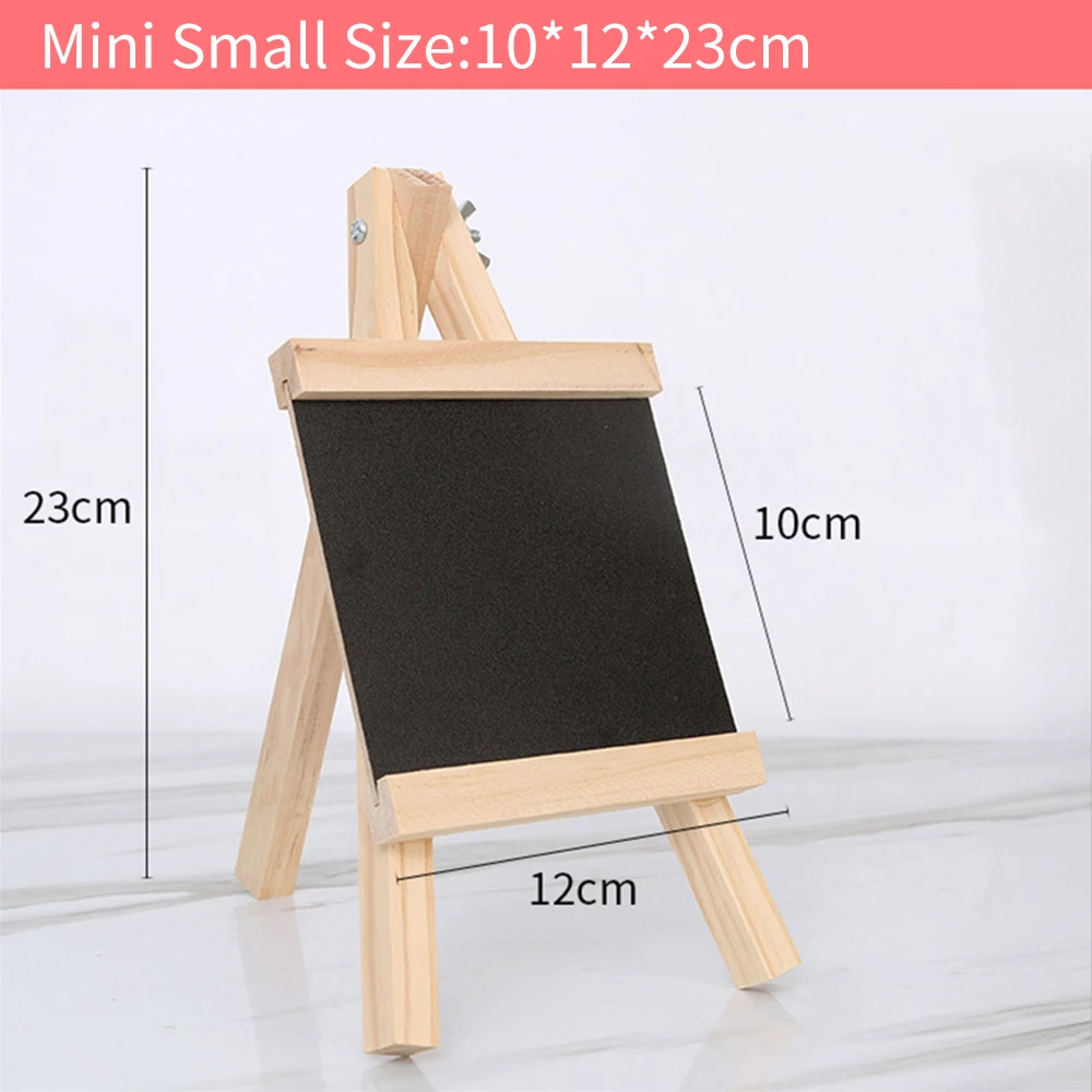 5 Sizes Heavy Duty Easel Mini Blackboard Wholesale Kids Art Desktop Easel Display Stands Mini Wood Easel