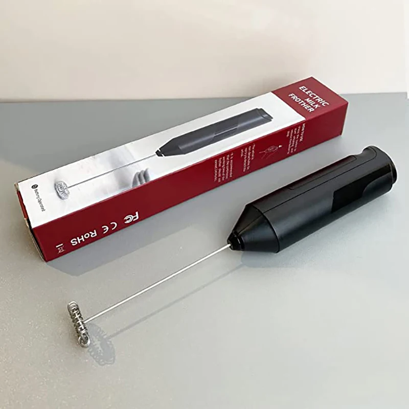 Factory direct sales high quality low noise electric milk frother handheld coffee mixer mini