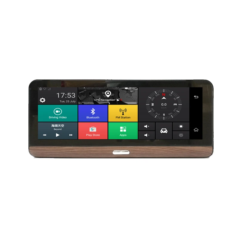 Wholesale full HD 1080P 7.84 inch 4g android 5.1 rearview mirror car dvr gps navigation ADAS dash camera dash cam rotate lens