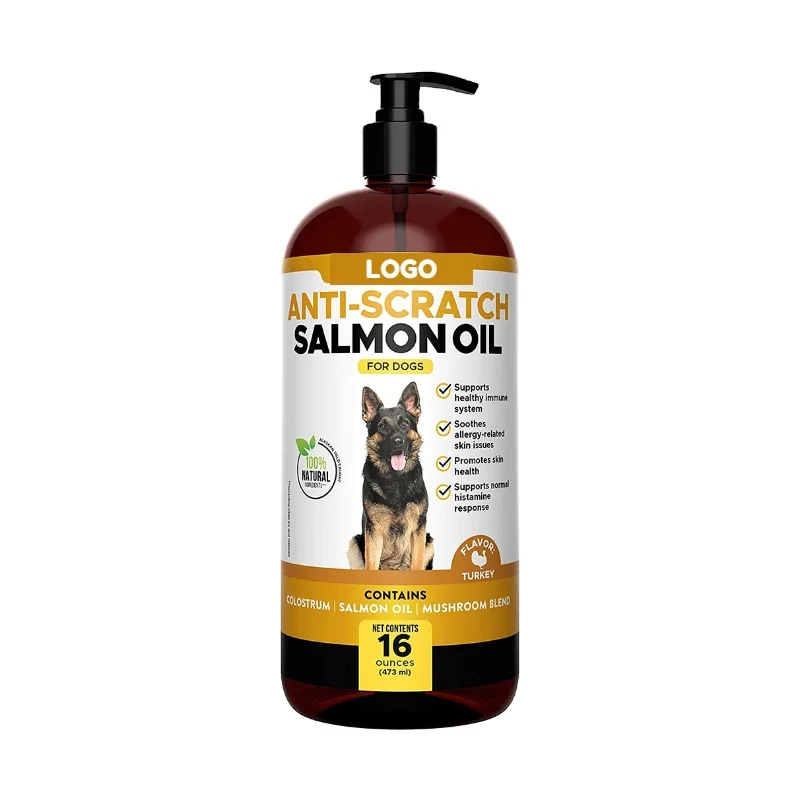 Масло лосося для собак и кошек