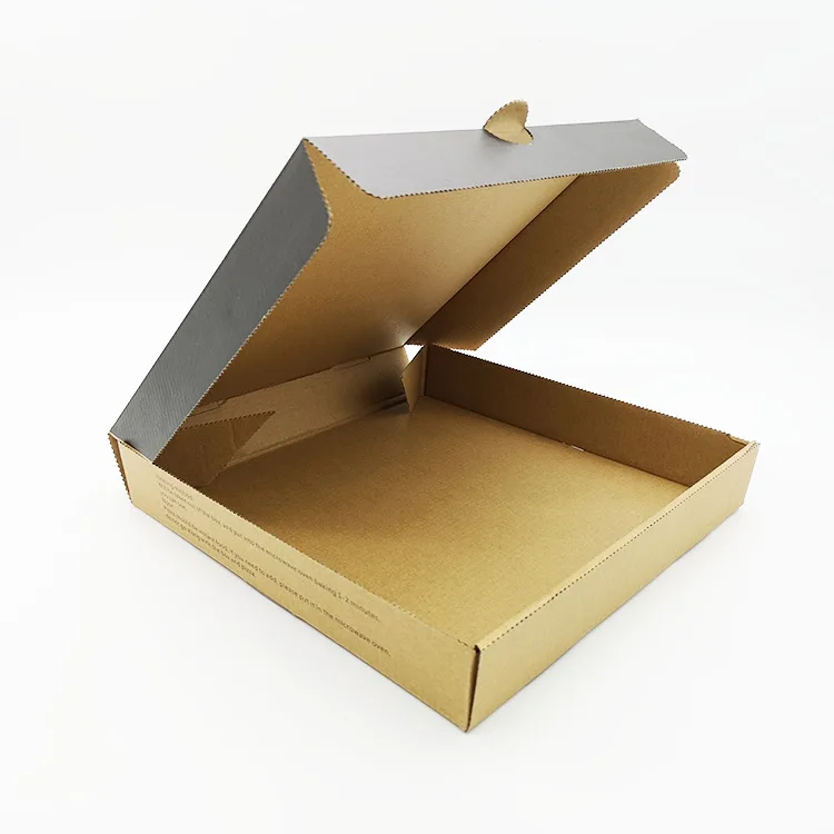 Custom With Logo With Handle White Cone Carton Karton Corrugated  Pizza Boxes