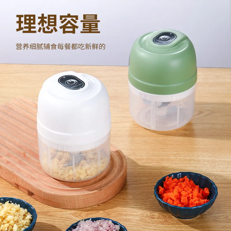 100 ml / 250 ml Vegetables Processor new grinder fruit & vegetable tools USB cordless electric garlic masher mini crusher