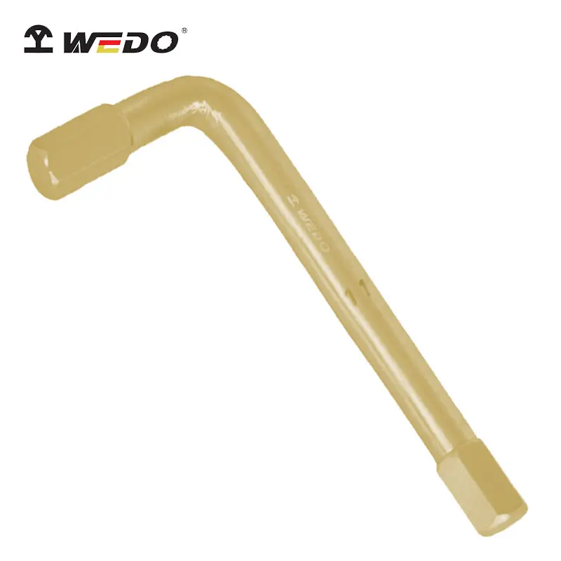 WEDO Non-Sparking Hex Key Wrench, Spark-free Safety Spanner,Beryllium Copper, DIN Standard, BAM & FM Certificate
