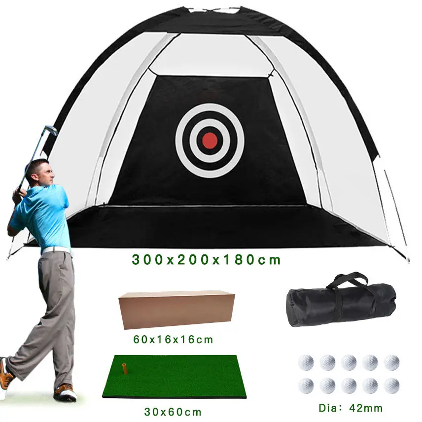 Wholesale Golf practice net and cage golf Chipping net with Target Carry Bag Golf Practice Net