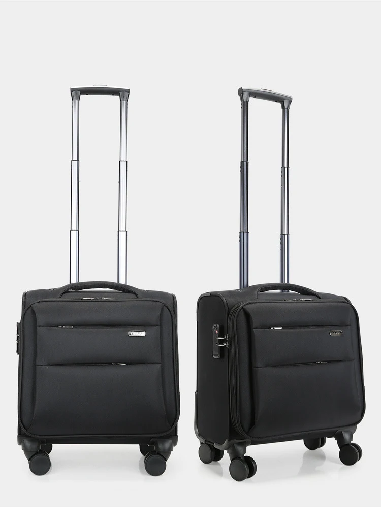 promotional oxford cloth 168 172 pull rod box soft travel case luggage trolley bags